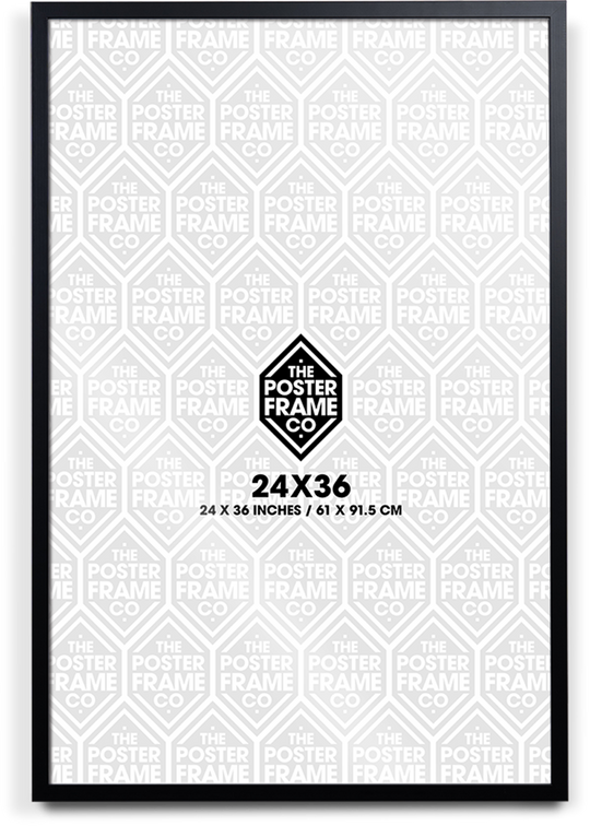 24x36 Inch Premium Poster Frame - Black