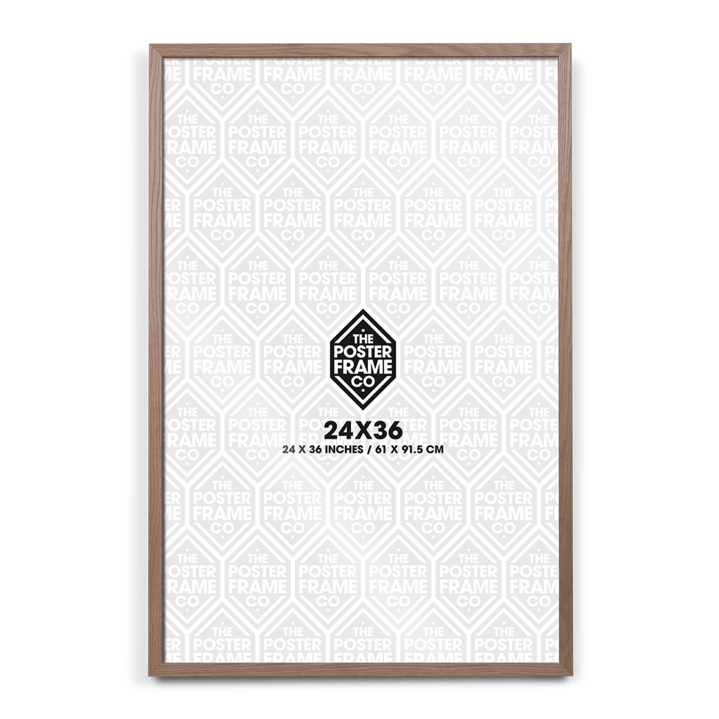 24x36 Inch Natural Wood Premium Poster Frame