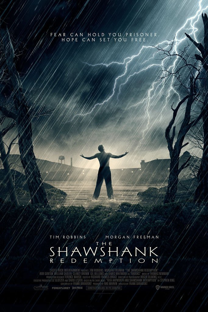 The Shawshank Redemption The Film Vault Movie Poster By Matt Ferguson & Florey