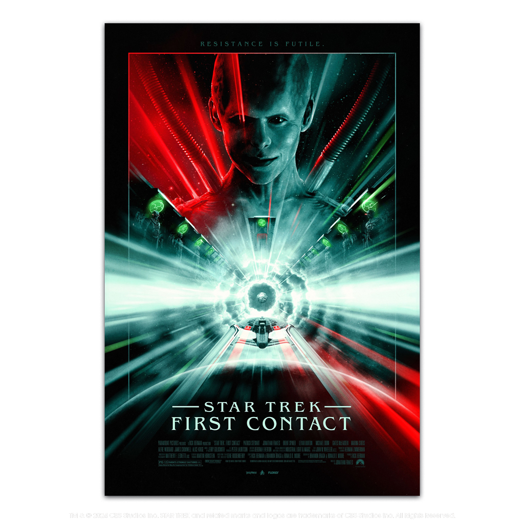 Star Trek First Contact poster by Florey