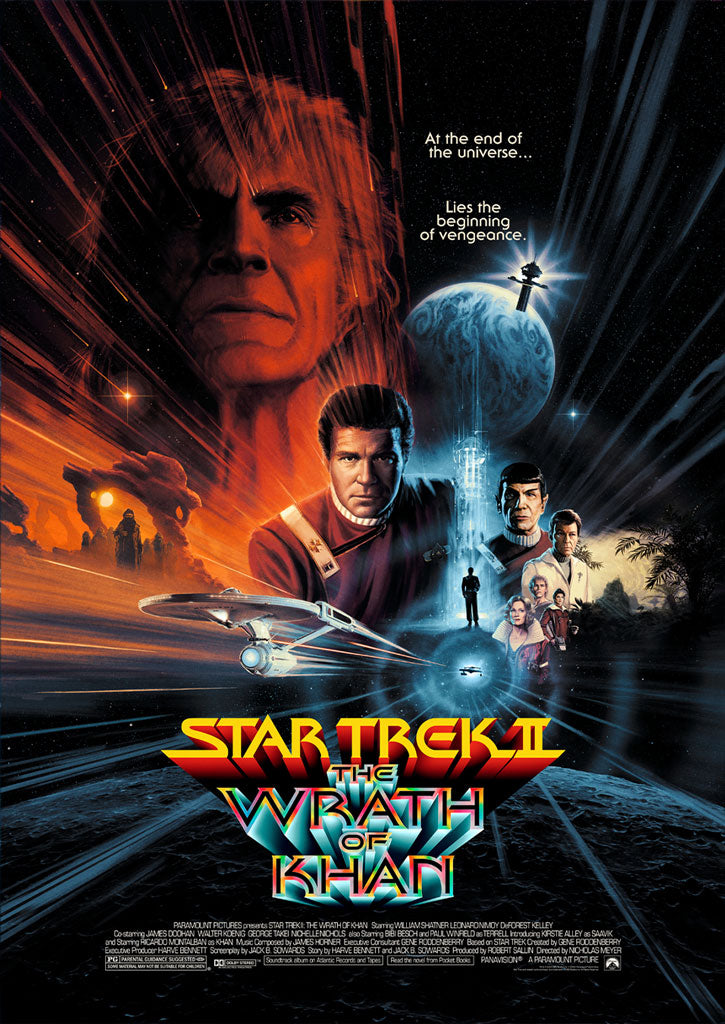 Star Trek II The wrath of khan editions movie poster Matt Ferguson