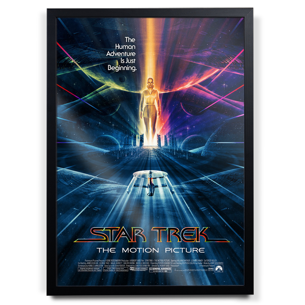 Star Trek The Motion Picture editions movie poster Matt Ferguson in black frame