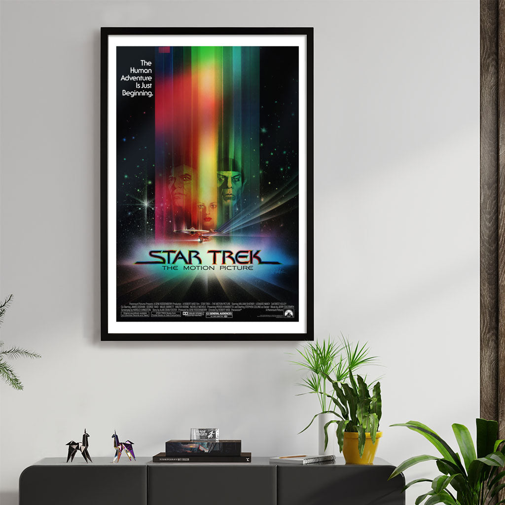Star Trek The Motion picture foil framed movie poster by Bob Peak