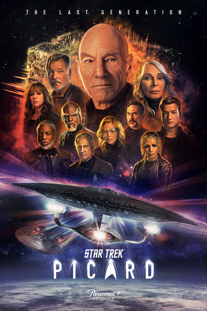 Star Trek Picard Key Art Art Print Poster by Paul Shipper