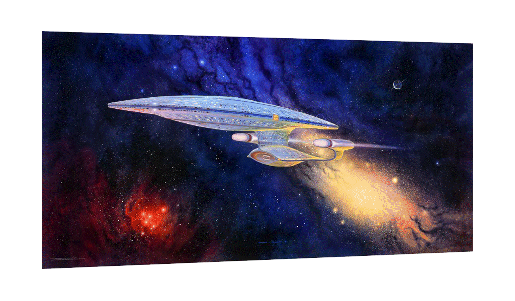 Star Trek Ready Room Enterprise-D Acrylic Panel
