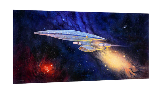 Star Trek: The Next Generation - Ready Room Enterprise-D Multi-Layer Acrylic Panel