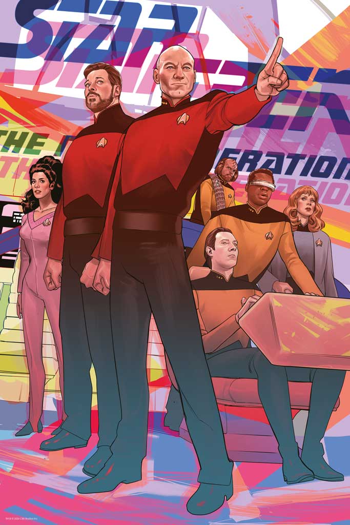 Star Trek The Next Generation Poster by Rachael Stott