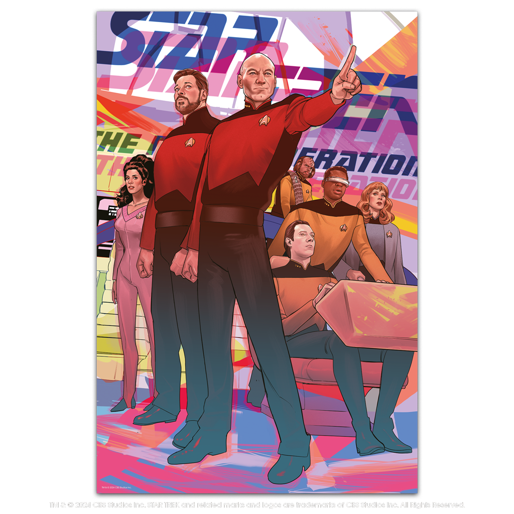 Star Trek The Next Generation fine art print Poster by Rachael Stott