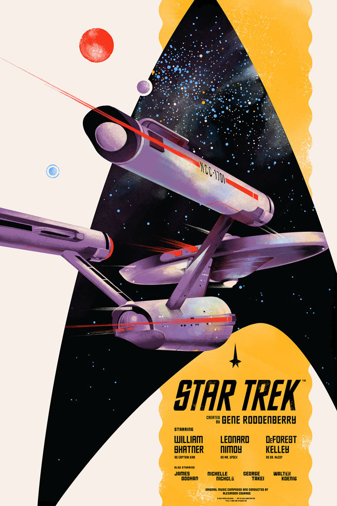 Star Trek The Original Series poster by Lyndon Willoughby