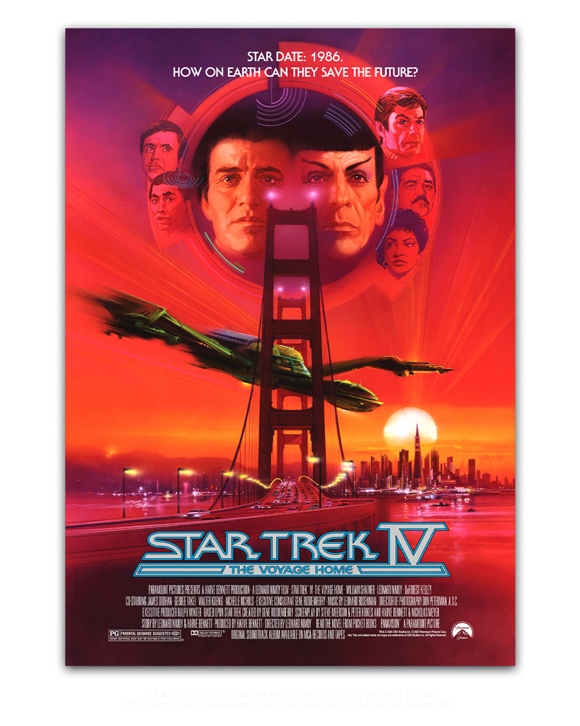 Star Trek IV The Voyage Home Editions movie poster