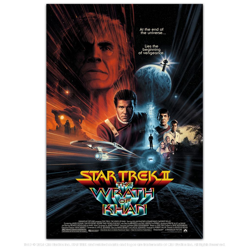Star Trek II the wrath of khan poster by Matt Ferguson