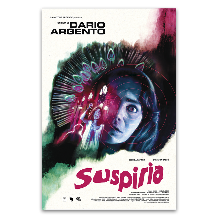 Suspiria Movie Poster by John J. Pearson Vice Press