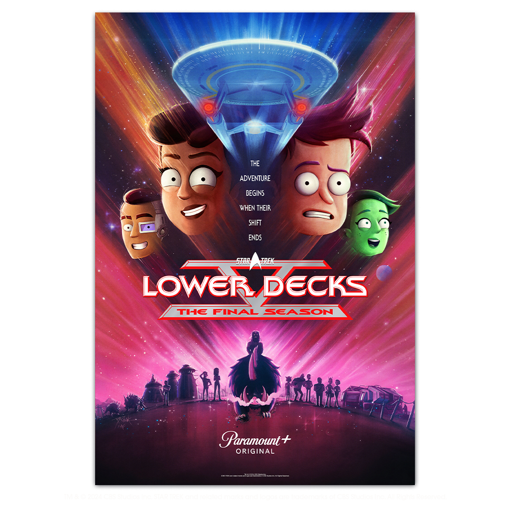 Star Trek Lower Decks Season 5 one sheet poster by Matt Ferguson