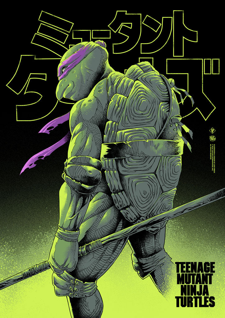 Teenage mutant ninja turtles Donatello poster by Luke preece