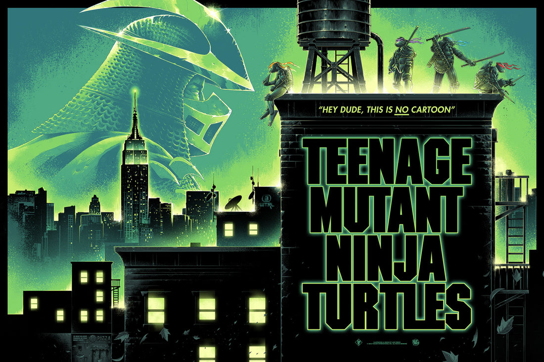 Teenage Mutant Ninja Turtles Movie Poster by Luke Preece