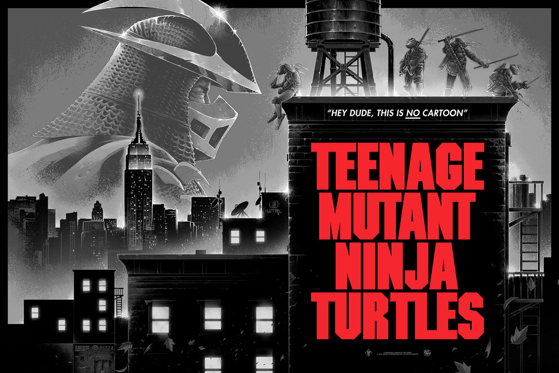 Teenage Mutant Ninja Turtles Variant Movie Poster by Luke Preece