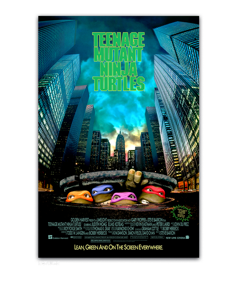 Teenage Mutant Ninja Turtles original theatrical movie poster