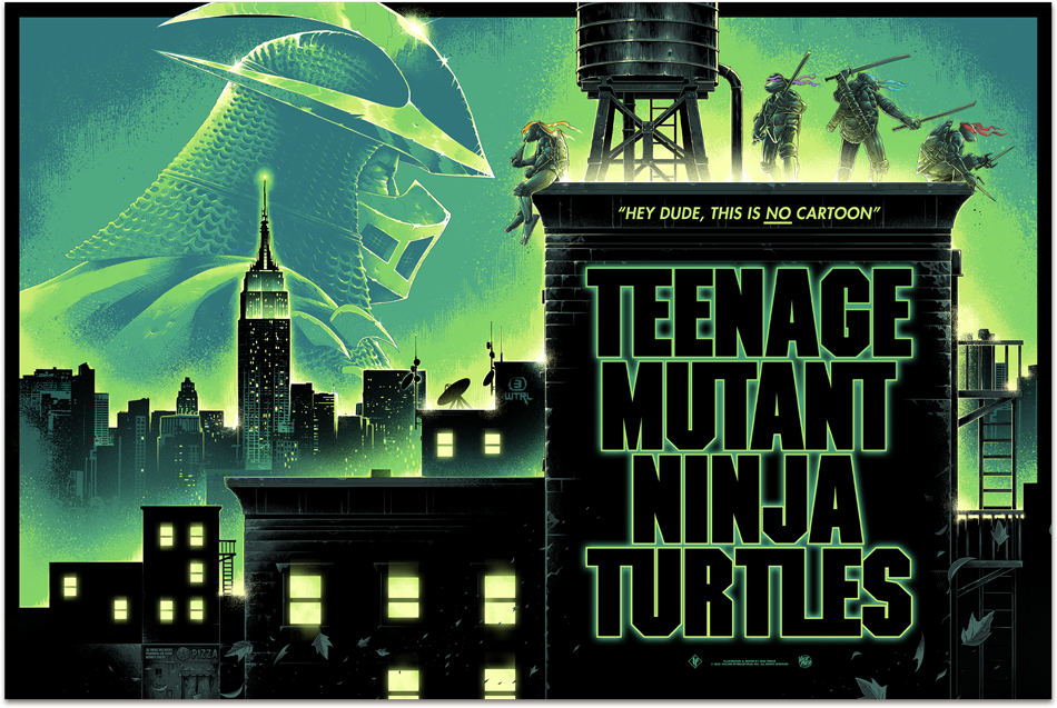 Teenage Mutant Ninja Turtles Poster by Luke Preece