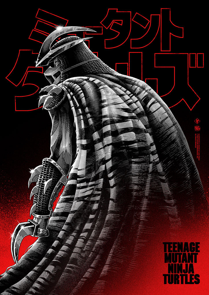 Teenage mutant ninja turtles shredder poster by Luke preece