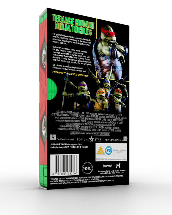 Teenage Mutant Ninja Turtles - Slipcase VHS | Vice Press Home Video