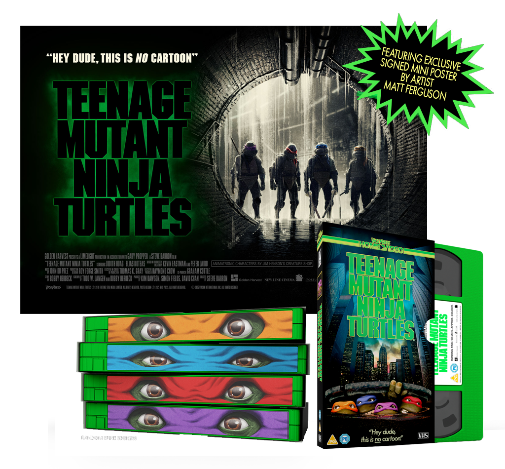 Teenage Mutant Ninja Turtles VHS Poster Set