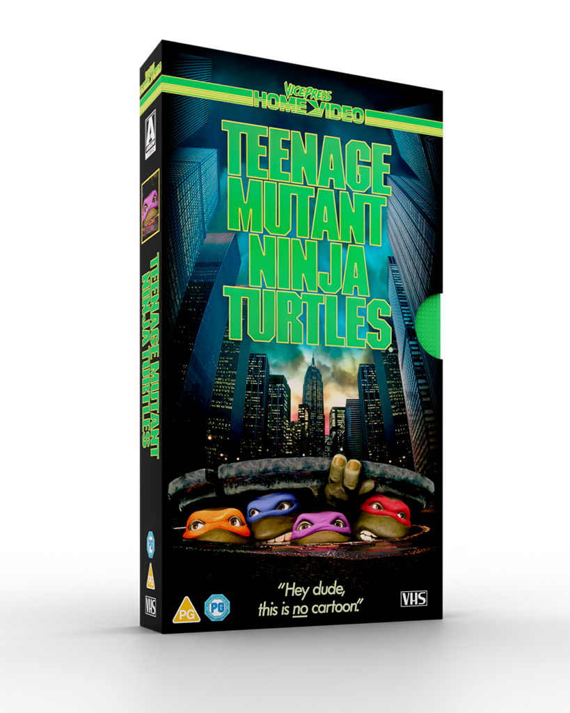Teenage Mutant Ninja Turtles slipcase VHS