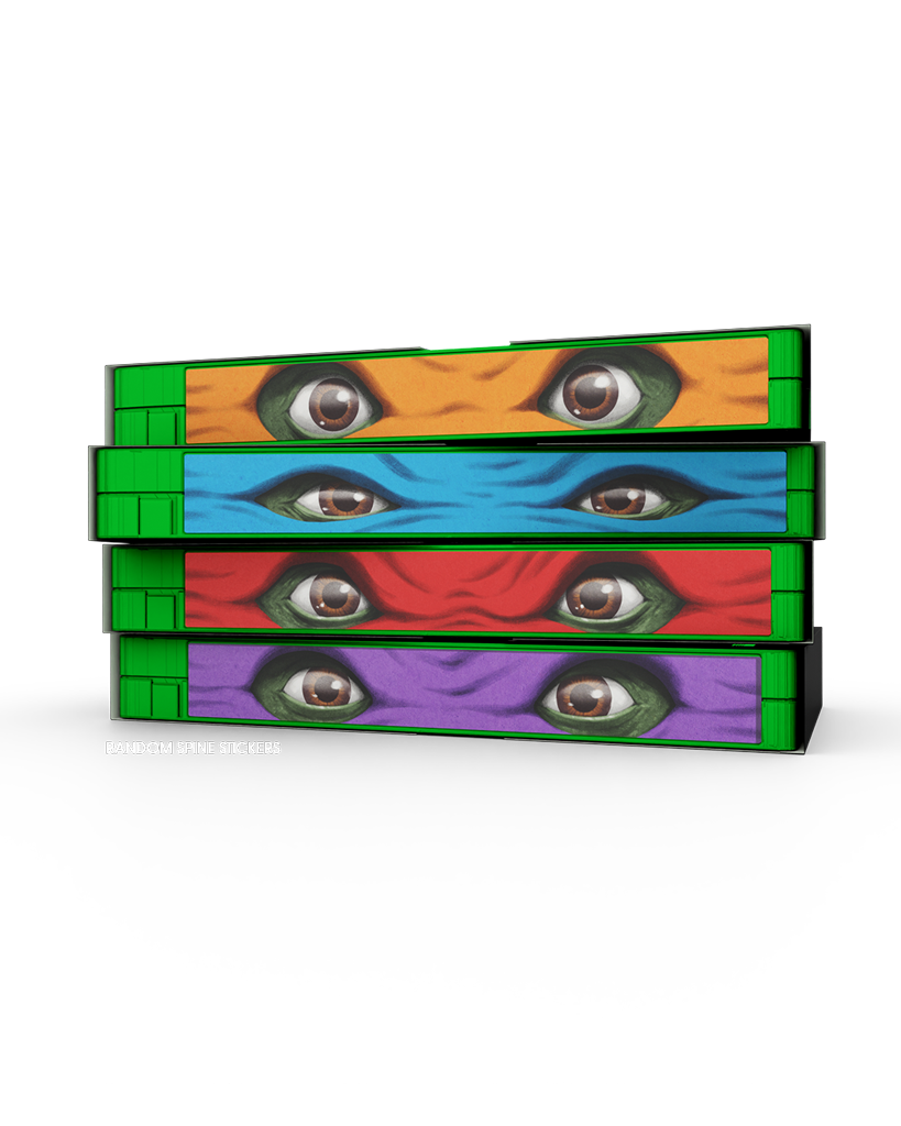 Teenage Mutant Ninja Turtles Slipcase Edition VHS Matt Ferguson spine stickers