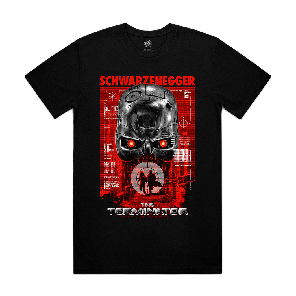 The Terminator black t-shirt by Florey