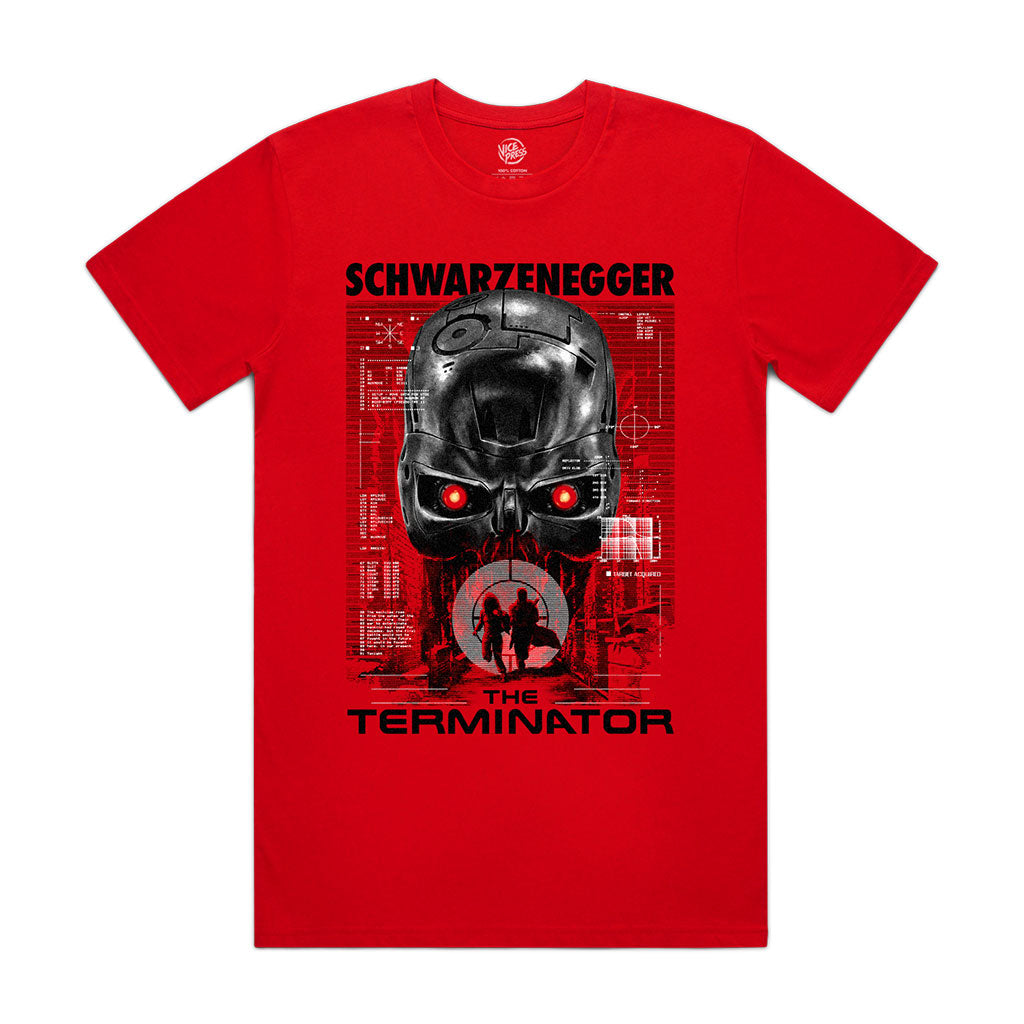 The Terminator red t-shirt by Florey