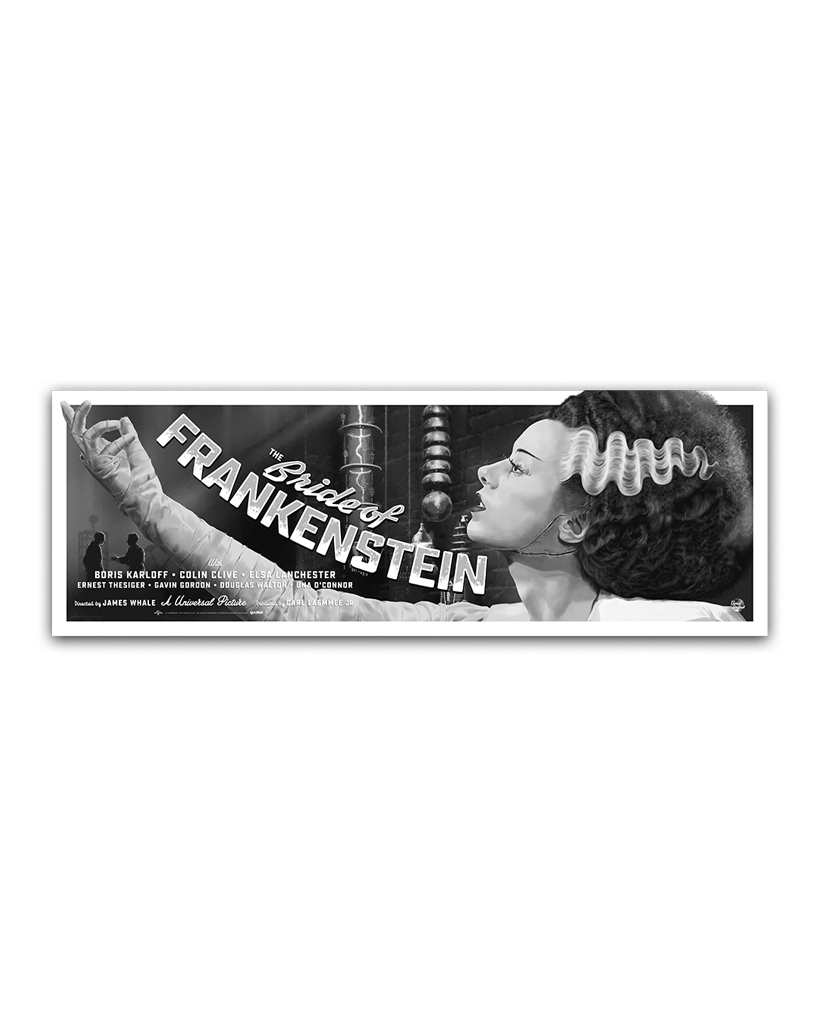 Universal Monsters The Bride Of Frankenstein Variant Poster By Andrew Swainson