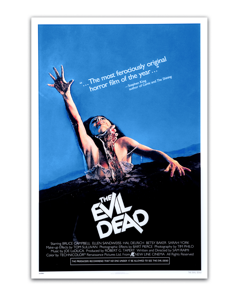 the evil dead multi layer acrylic panel poster