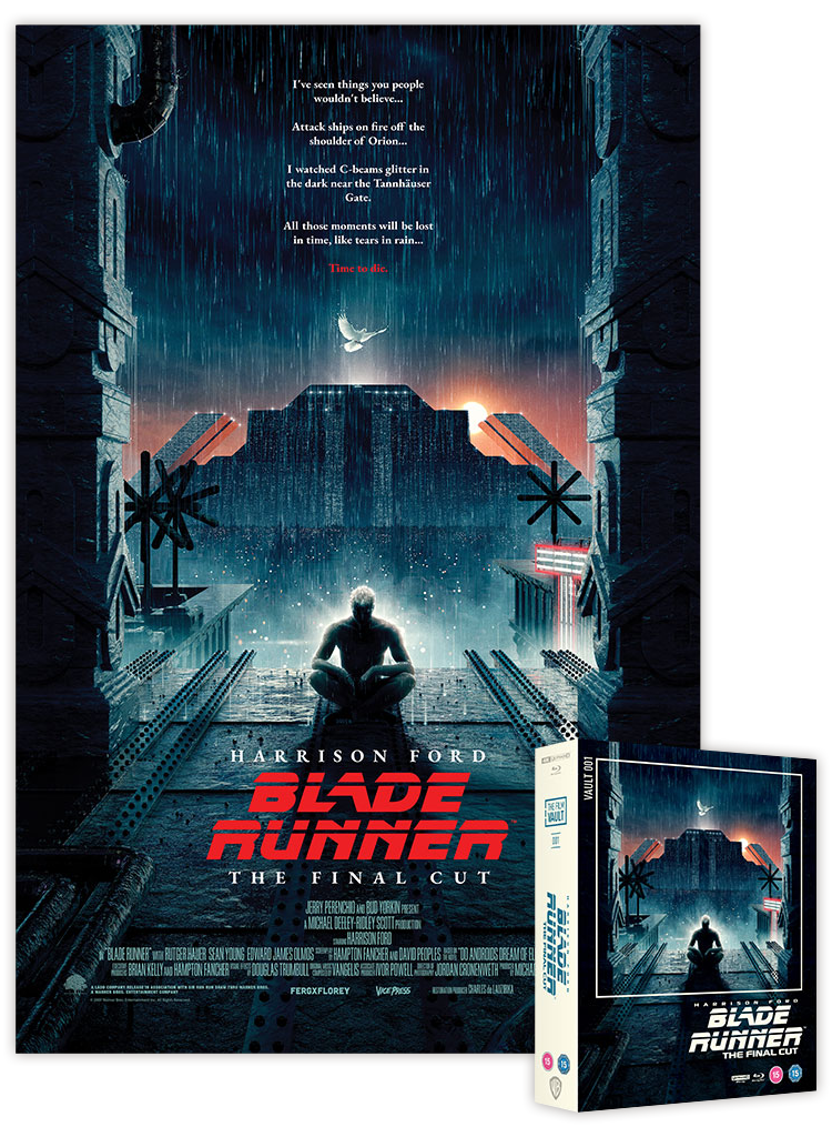 The Film Vault blade runner Poster and 4K set by Matt Ferguson Florey