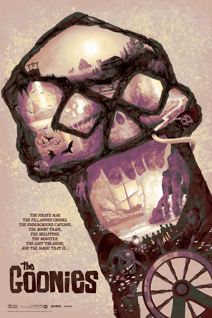 The Goonies Movie Poster by Bella Grace