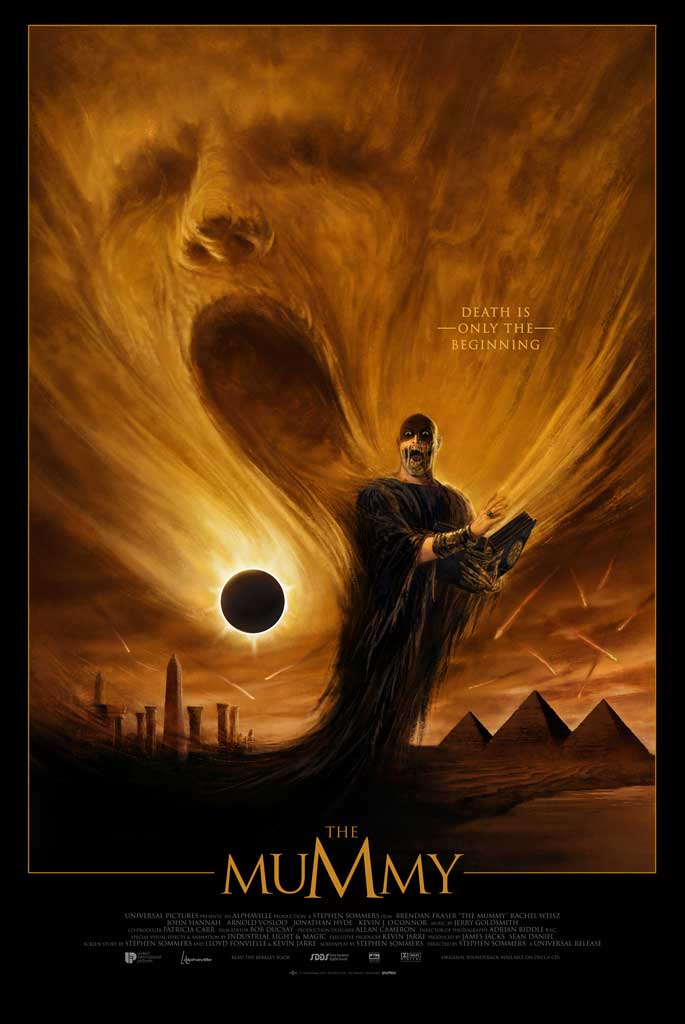 The Mummy 1999 movie poster by James Bousema