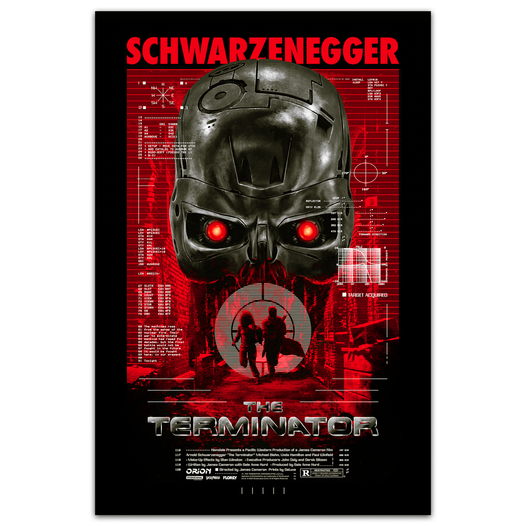 The Terminator Poster by Florey