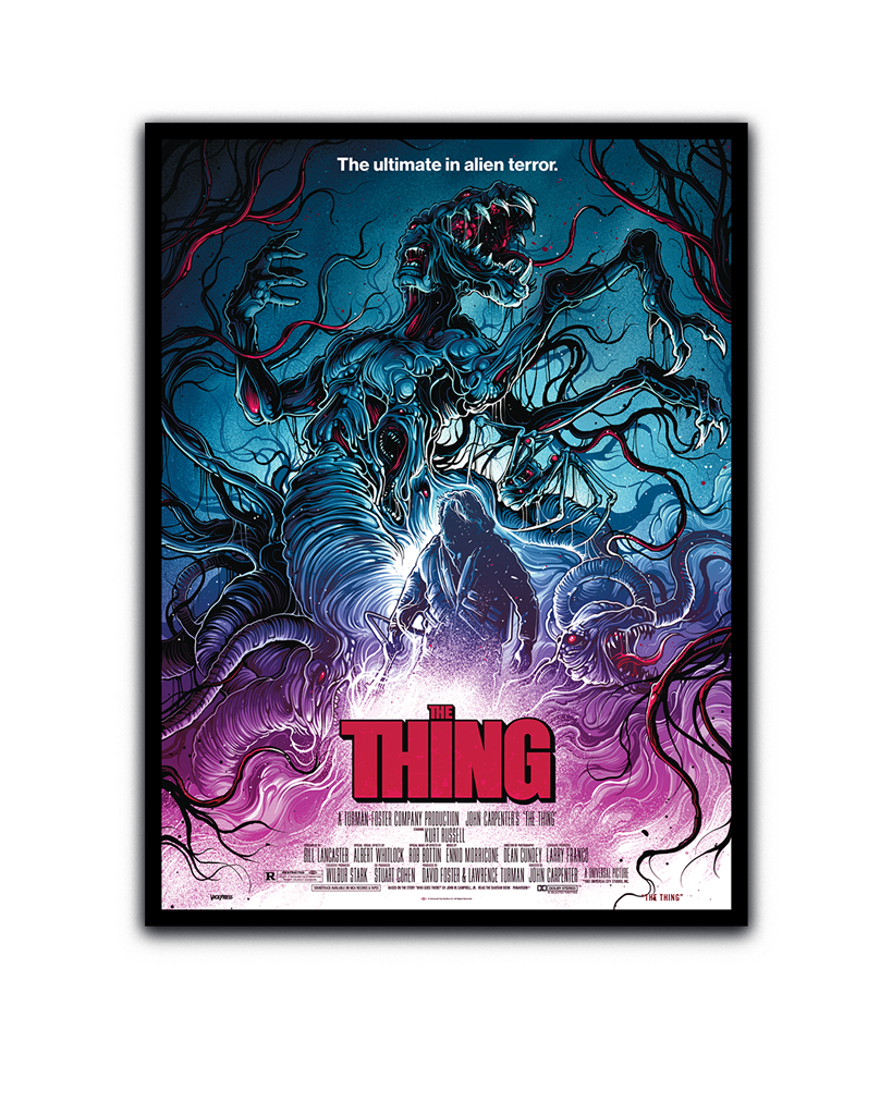 John Carpenter's The Thing Open House Variant Poster By Dan Mumford