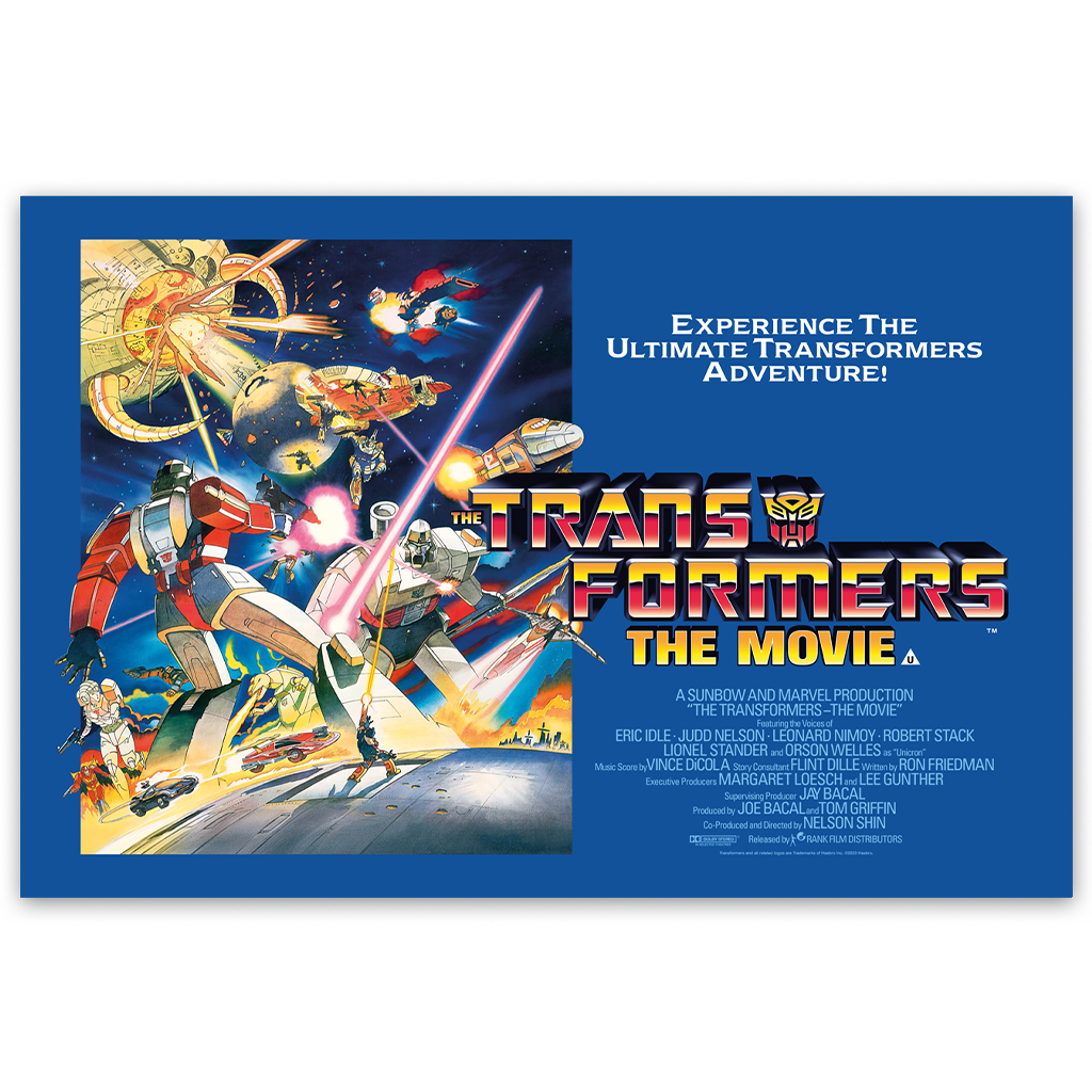 the transformers the movie UK quad poster art
