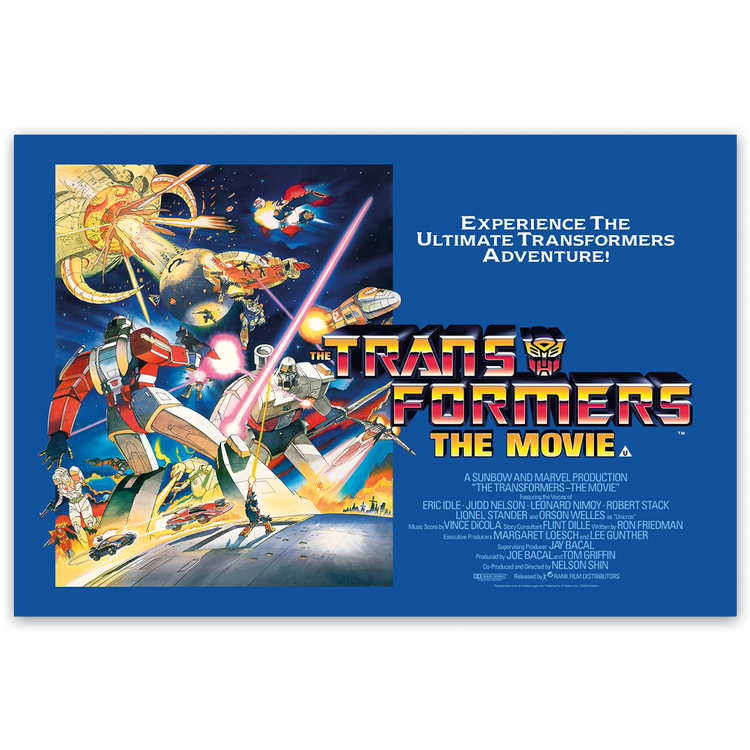 The Transformers The Movie Original Poster Vice Press