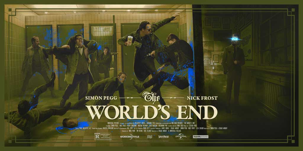 The World's End Movie Poster by Juan Ramos