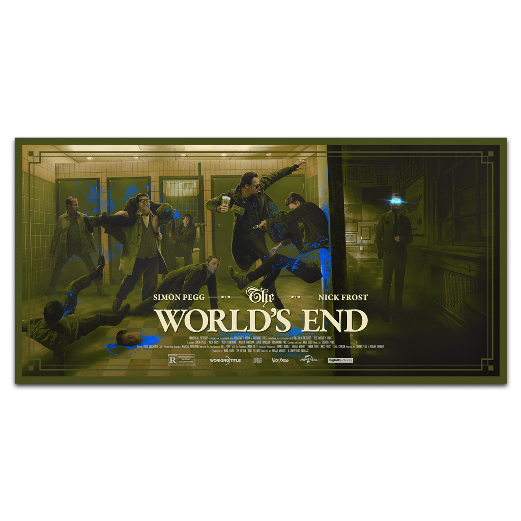 The World's End Movie Poster by Juan Ramos