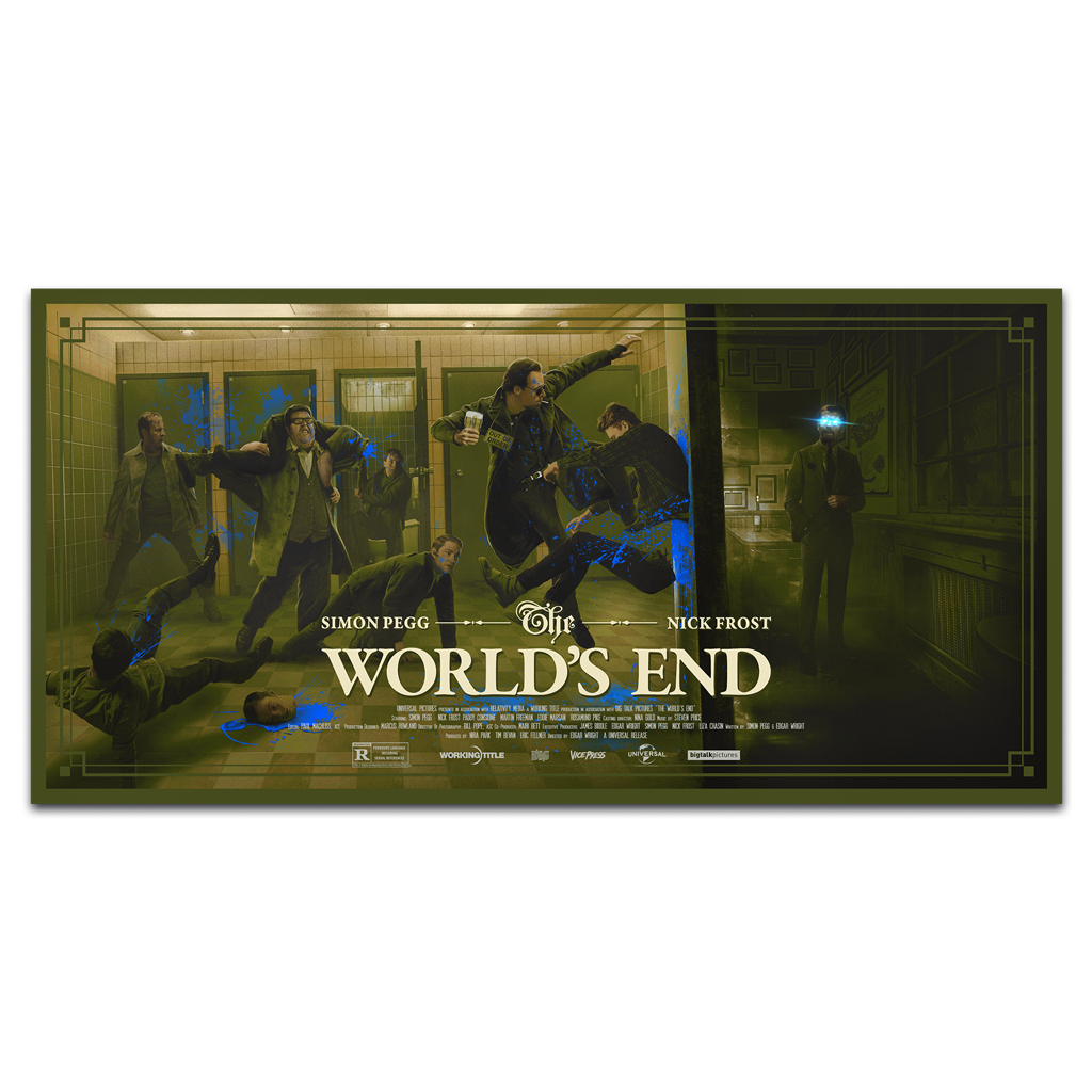 The World's End - Movie Poster By Juan Ramos | Vice Press