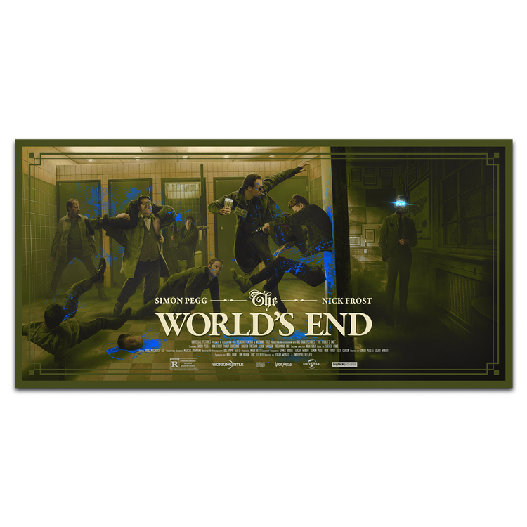 The Worlds End Movie Poster By Juan Ramos Vice Press