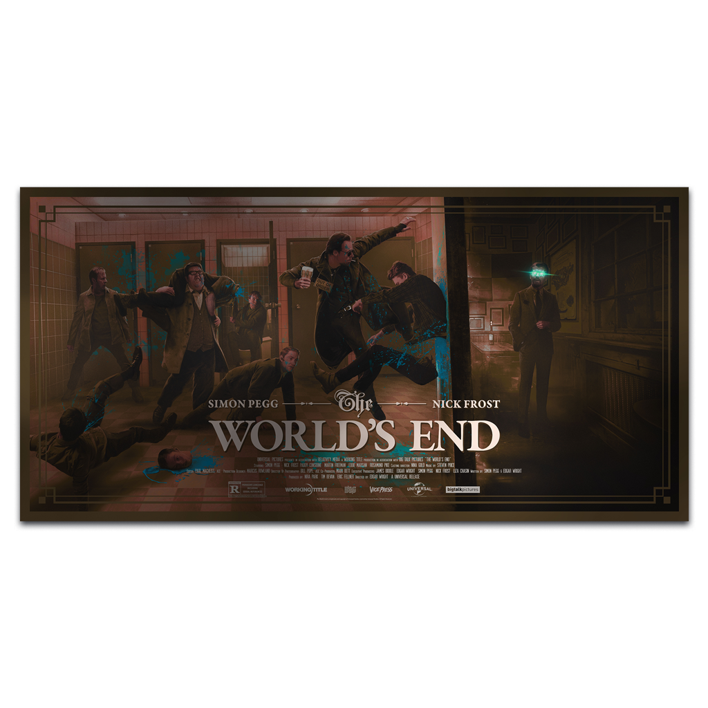 The World's End - Movie Poster By Juan Ramos | Vice Press