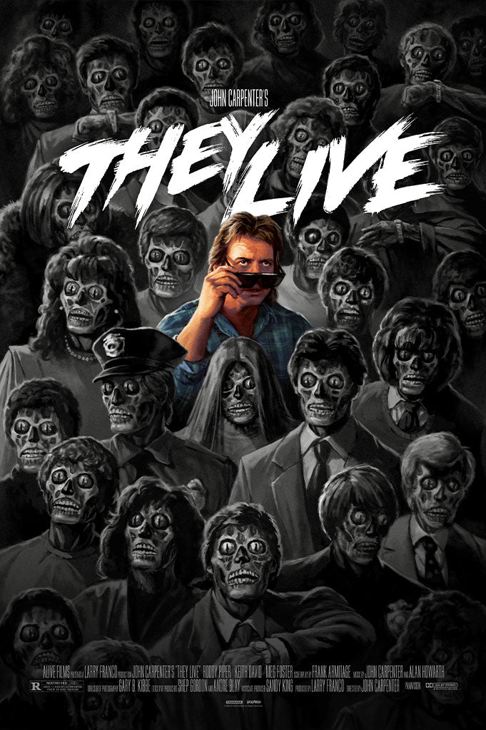 They Live Movie Poster by James Bousema