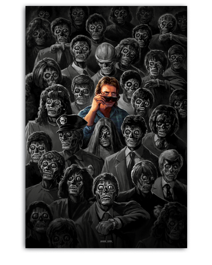 They Live Art Print Movie Poster By James Bousema