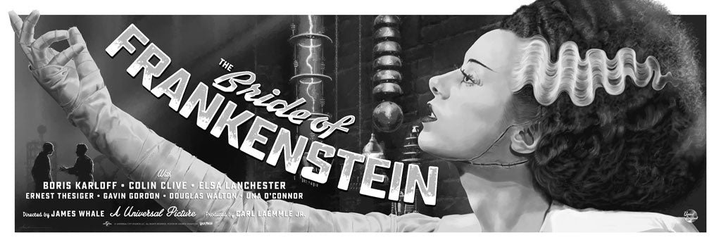 The Bride Of Frankenstein (Variant) By Andrew Swainson | Vice Press