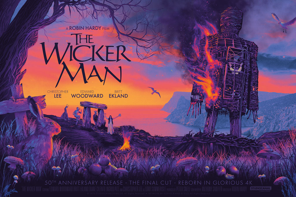 The Wicker Man movie poster by Sophie Bland