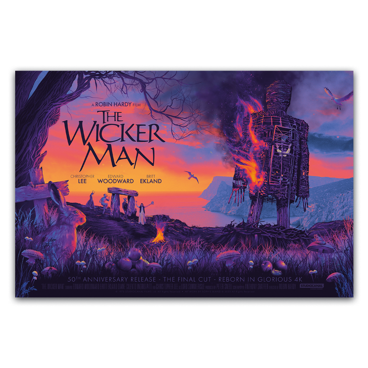 The Wicker Man (1973) Movie Poster by Sophie Bland Vice Press