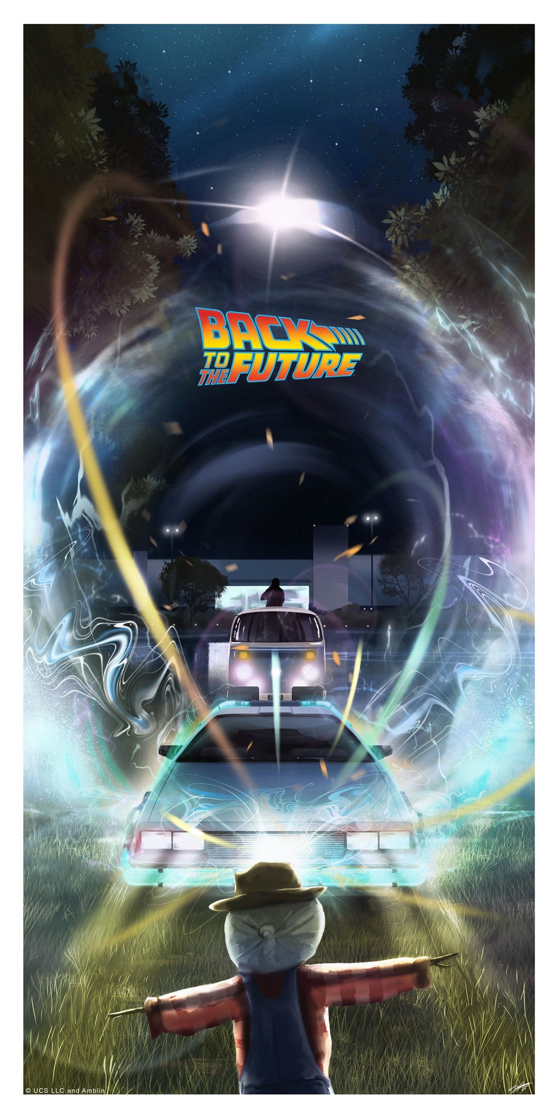 Back To The Future Andy Fairhurst Poster