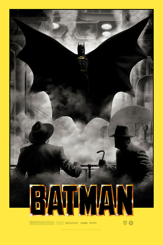 Batman 89 alternative movie poster trading card variant by Florey
